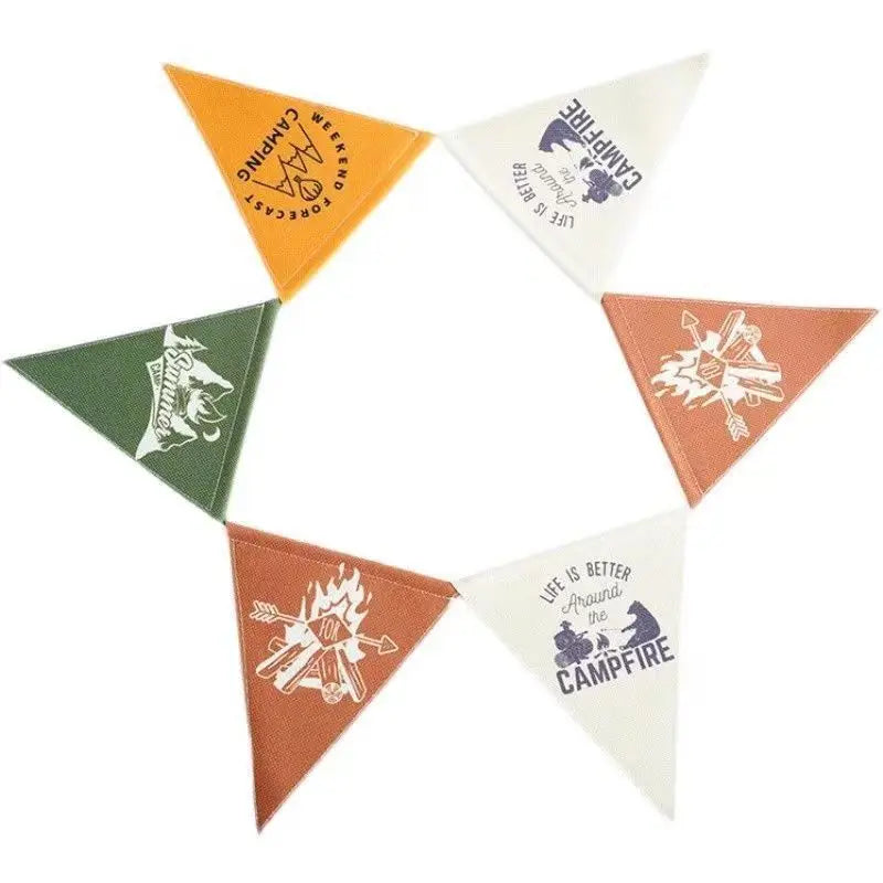 High Quality Custom Screen Sublimation Printed Blue Red White Felt Triangle Pennant for Sports Advertising Fiberglass Flagpole