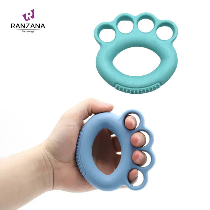 Custom Four Finger TPR Grip Strength Ring Non-Slip Wrist Fitness Equipment for Practice Hand Strength