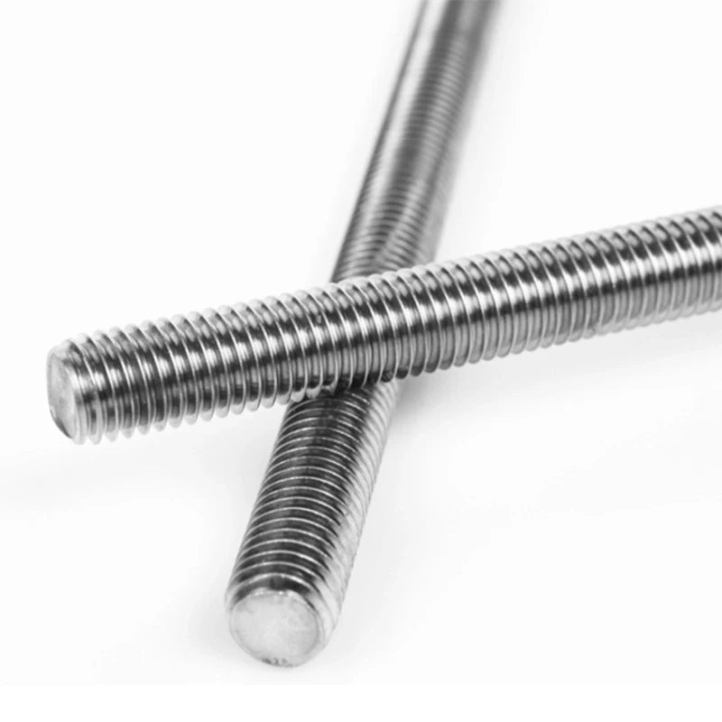 A193 B8 Full Thread Bar Bolts Metric Steel M14-m36 A325 3/8 3/4-10 5/8 6mm 10mm 12mm 16mm 25mm 100mm Threaded Rods Thread Rod