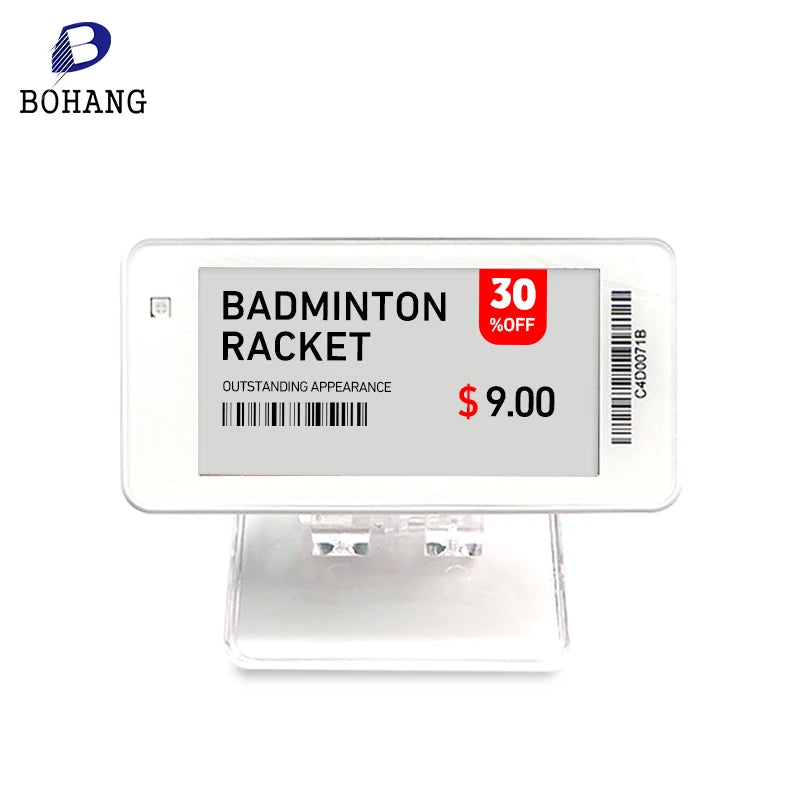 Bohang 2.13 Inch Digital Smart Price Wireless Electronic Shelf Label ESLO E-paper Display Electronic Label for Retail Store