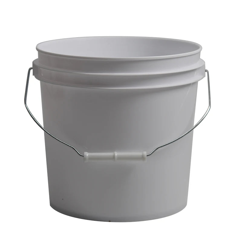 2 Gallon clear Plastic Paint Bucket with Lid Plastic Pails for Coating