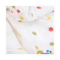 M&Y Home Rainbow Sheer Curtains Jacquard Plain Style Colorful Polyester Fabric for Children's Room Sparkly Fun Yarn Dyed Pattern