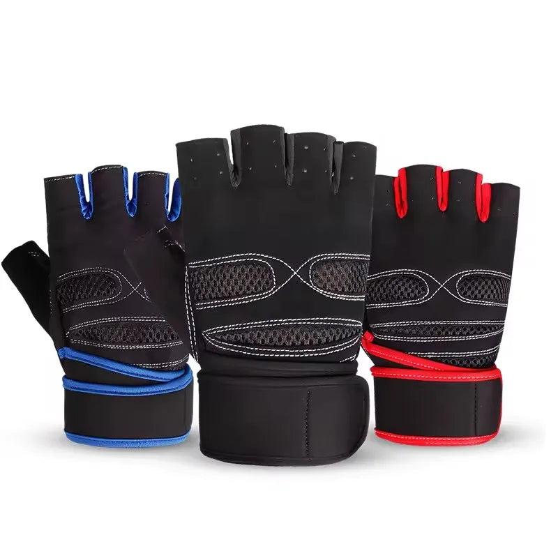 Hot Selling Custom Workout Weight Lifting Men Half Finger Exercise Fitness Gym Gloves
