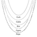 18k Gold Chain for Jewelry Making 18k Gold Necklace Chain Custom Chain