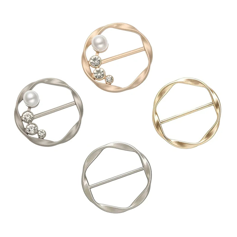 Wholesale Hot Sale Metal Knot Scarf T Shirt Corner Decoration Bucklering Hem Fixed Buttonuse for Shirt Garment Decoration