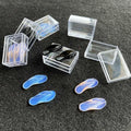 Wholesale Hand Made Small Obsidian Shoe Carving Pink Rose Opalite Crystal Shoe With Gift Box