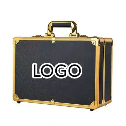 Custom Logo Portable Large Capacity Storage Box Hairdresser Scissors Combs Tools Barber Case for Barber Shop