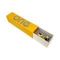 Custom Wholesale Rigid Yellow Drawer Box Gold Silver Stamping Paper Cardboard Box Packaging