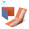 Factory New Design Full Grain Genuine Leather RFID Blocking Slim Classic Wallet Card Holder for Men