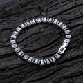 VEROMCA Wholesale Black White Zircon Tennis Chain Necklace Set for Men Diamond Bracelet Fashion Chain Link Bracelets