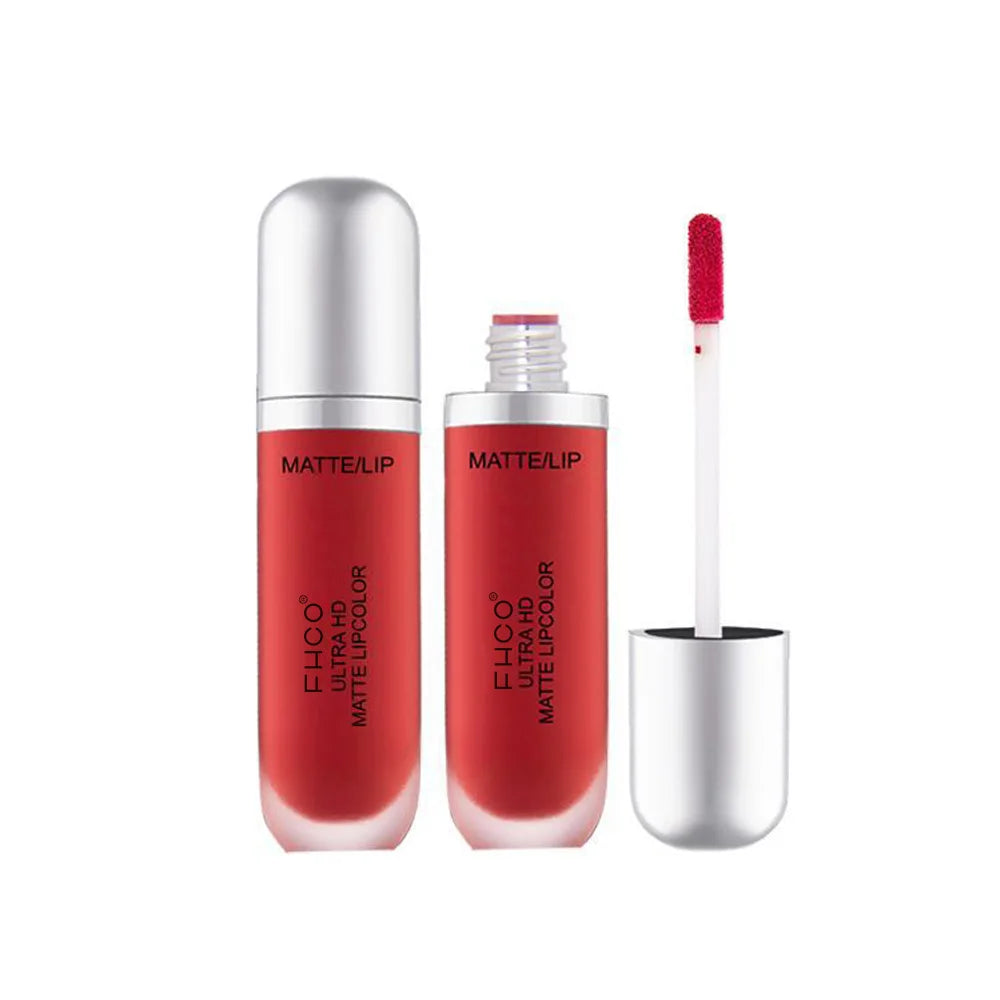 Private Label Lip Matte Gloss Lipstick Light Thin Long Lasting Red Lip Mud Custom Lip Gloss