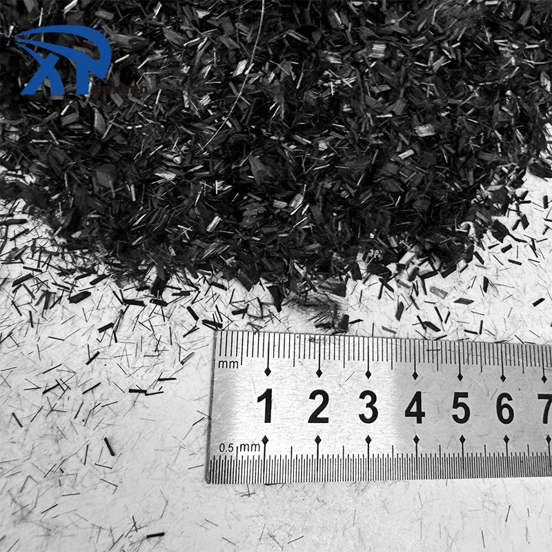 3mm chopped High Grade Carbon Fiber Chopped Material Short Strands Forged heat conduction Conductive
