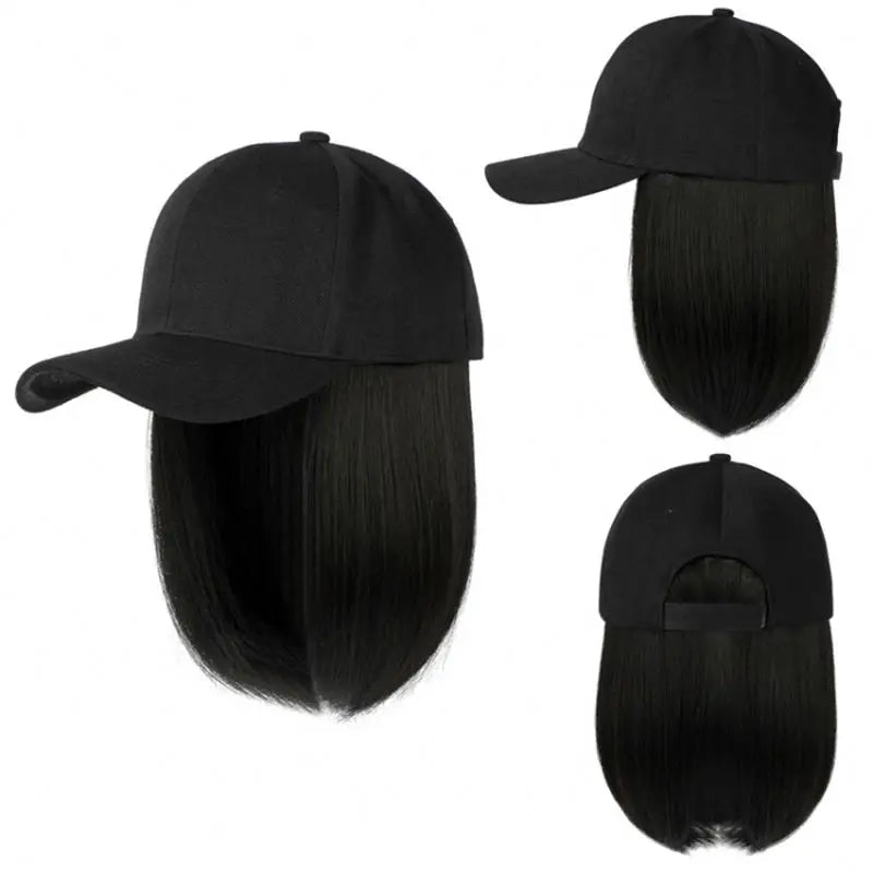 Versatile Wig Hat Yo2qn Women Hats Baseball Cap Wig