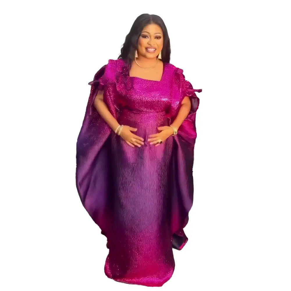 New Listing Plus Size African Evening Dress In-Stock for Women Unique Clothing Design for Curvy Women
