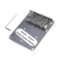 Top-Loading 96.5x80MM 3 Saddle Bridge for TL 6 String Electric Guitar Chrome Music Accessories