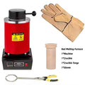 Mini Digital Electric Melt Furnace 3kg 2000â„‰ Ceramic Crucible Oil Groove Melting Furnace for Gold Jewelry Tools Equipment