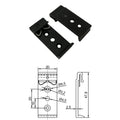 Used for Relative Guide Rail Installation Clamp Bracket Aluminum 35mm Din Guide Rail Installation Buckle
