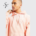 Custom Rhinestone Print Logo 100% Cotton Oversize Washed Unisex Bulk Print Hoodie Sweatshirts for Men