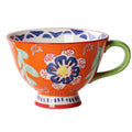 Decal Ceramic Coffee Mug Cup Flower Tea Set Many Colors Available Accept Custom