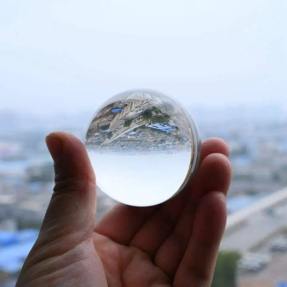 Blank Crystal Ball Sphere Custom 3d Laser Engraving Decorative Photography Optical Glass K9 Clear Crafts Ball