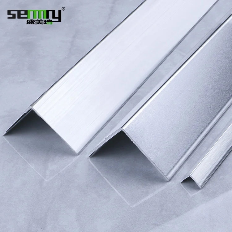 Wholesale Silver Aluminum Edge Protector Marble Tile Trim Decorative Metal Tile Profile Trim