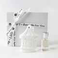 Stocked Ceramic Scented Aroma Plaster Porcelain Flower Home Fragrance Essential Oil Diffuser Hanging Car Wardrobe Air Freshener