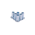 Factory Direct Carbon Steel Blue Zinc Plated Semi Tubular Rivet Hot Selling Flat Head Belt Fastener