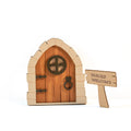 Custom Laser Cut MDF Plywood  Wooden Small Large  Fairy Door Craft Kit Fairy Door with Windows