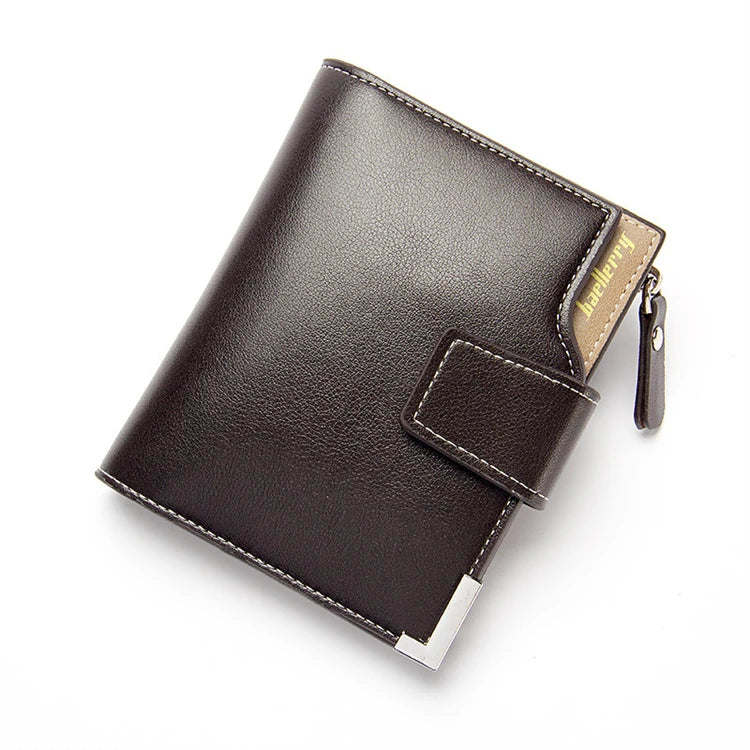 New Model 2026 Top Quality Vintage Trendy Business Blank Sublimation Classic Slim Wallet Men Pu Leather Luxury Designer