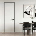 Modern Minimalist Frameless Wood Composite Manual Soundproof Concealed Invisible Door Interior Home Use Dining Bedroom Secret