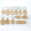 Round Key Chain 4 Cm Custom Blank Wood Keychain Wooden Surfboard Keychain