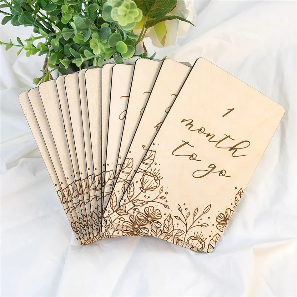 OEM Wedding  Milestone Cards Crafts Laser Cutting Wooden Sign  Laser Engraving Wood Tags  Products Items  Laser Cut PLYWOOD