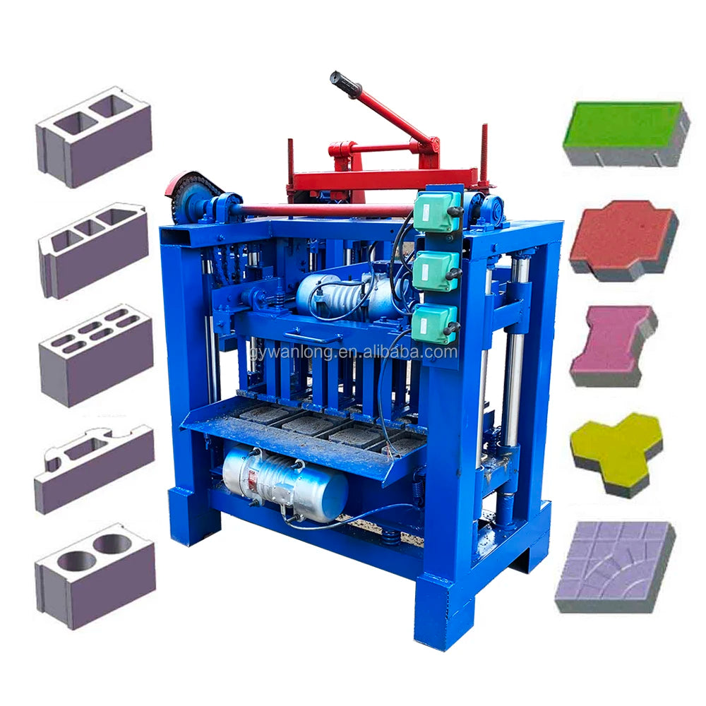 Easy to Operate Sand Making Machine Manual Hollow Block Concrete Bricks Mould