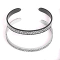 Fashion Arabic Muslim  Sleeve Quran Islam Stainless Steel Ayat Al Allah Bangle Bracelets for Men