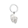 Personalized Metal Keychain Customized for Car Pet Children Key Rings Logo Plate Number Anti-lost Keyrings Key Ring Chain