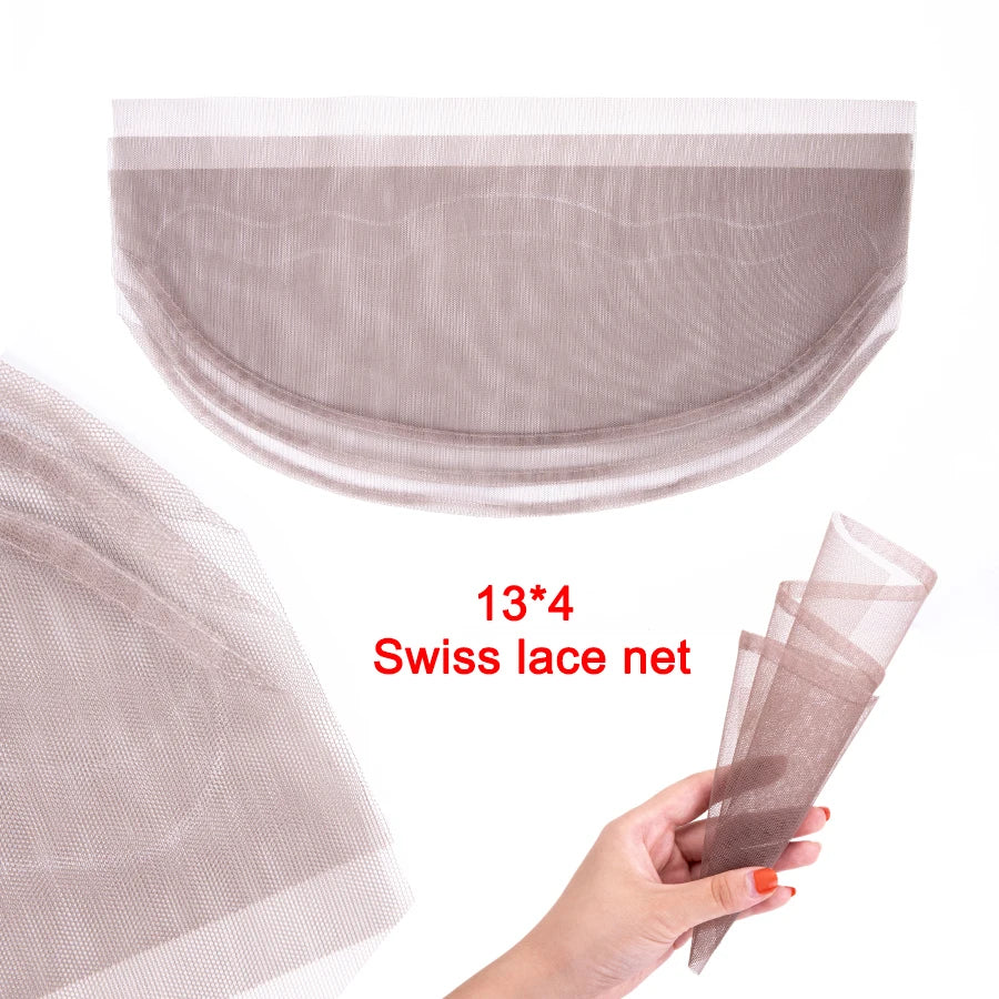 LEEONS 2*4 2*6 4x4 5x5 6x6 7x7 13x4 13x6 Lace Net  Wig Accessories Closure Base Foundation Swiss Hd Lace Net