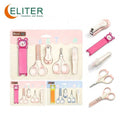 Eliter Hot Sell Wholesale 5-in-1 Eco-friendly Baby Nail Cutter Babi Nail Grinder Baby Grooming Care Kit Kids Nails Set