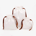 Hot Selling Stock Cotton Drawstring Bag Wedding Candy Gift Bags Cotton Drawstring Pouches