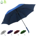 Ovida 25inch Golf Umbrella Custom LOGO Small Hook Waterproof Cover Umbrella Golf Black Rubber Long Handle Automatic Umbrella