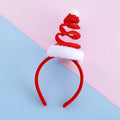 Christmas Headband Decoration Ornaments Tree  Party Decorations Christmas Glasses Children Adult Red Green Headband
