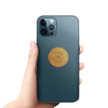5G EMF Protection Quantum Power Energy Electromagnetic Anti Radiation Mobile Phone Radiation Shield Sticker 24K Gold Negative