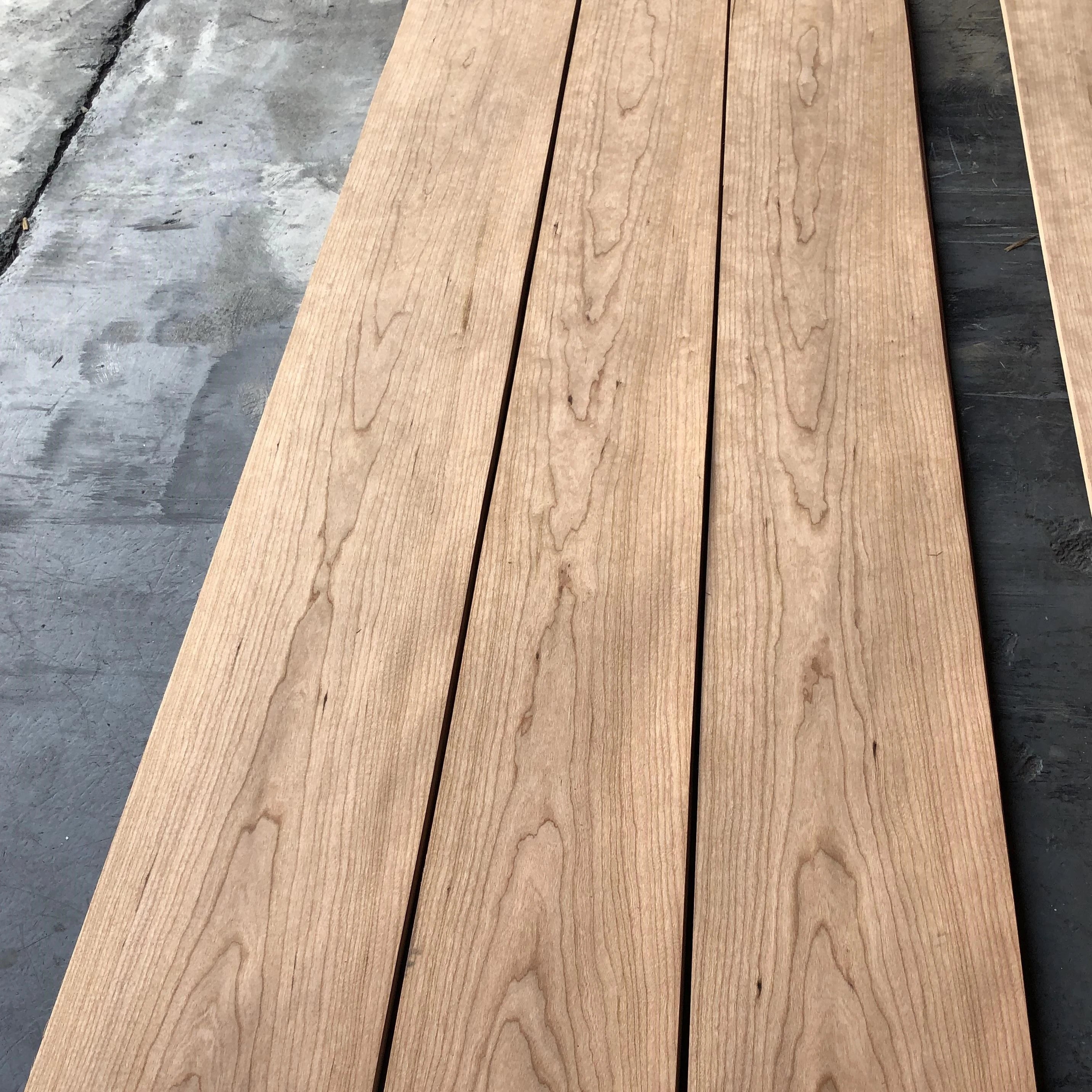 New Trend Natural Cherry Veneer AA Grade Natural Cherry Veneer Wood 0.45mm Cherry Wood Veneer for Furniture