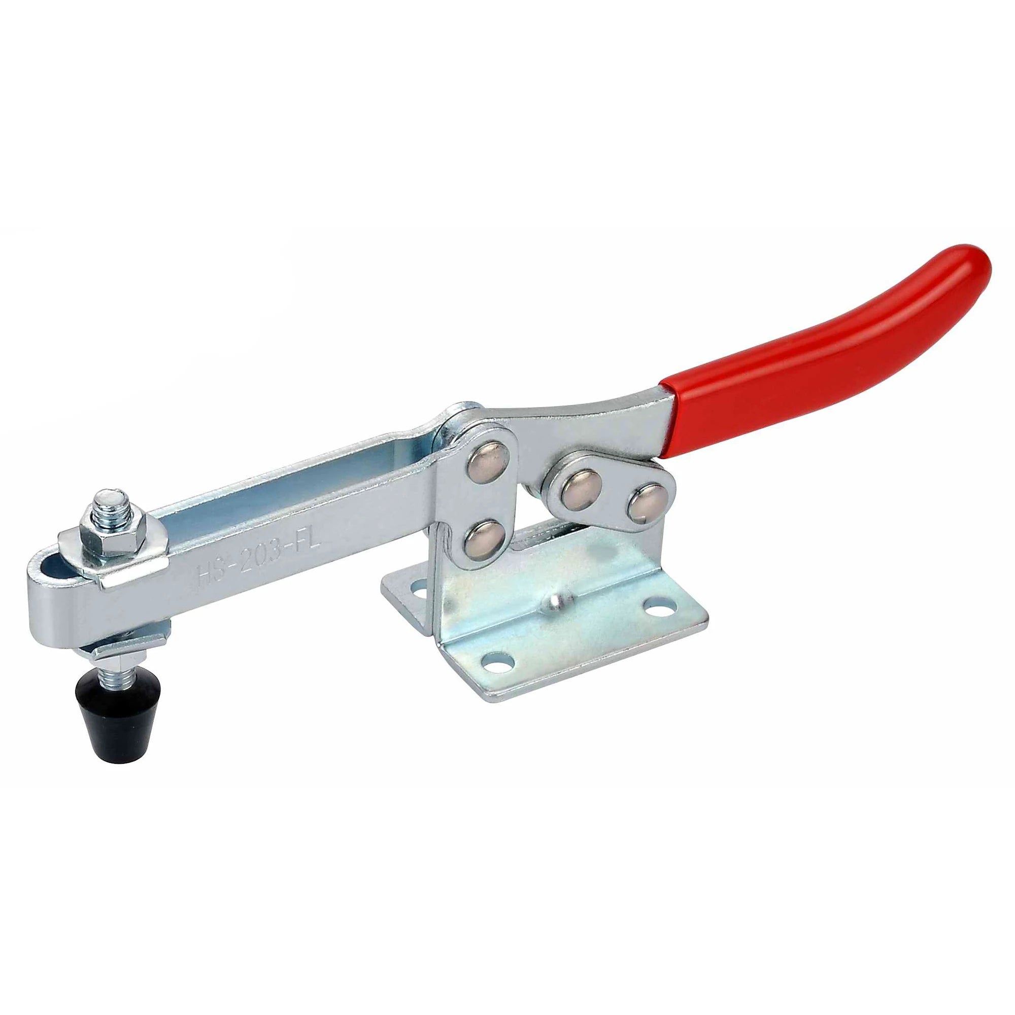 HS-203-FL Long U-bar Flange Based Manual Fast Hold Down Adjustable  Toggle Clamps Horizontal