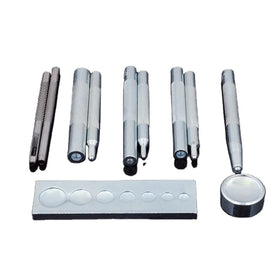 Customizable 11pcs Set Snap Button Press Mold Tool Kit for Manual Rivet & Snap Application OEM Support