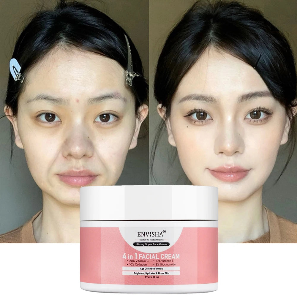 Best Organic All in One Niacinamide Face Antiwrinkle Tightening Lightening Anti-aging Whitening Freckle Moisturizer Cream