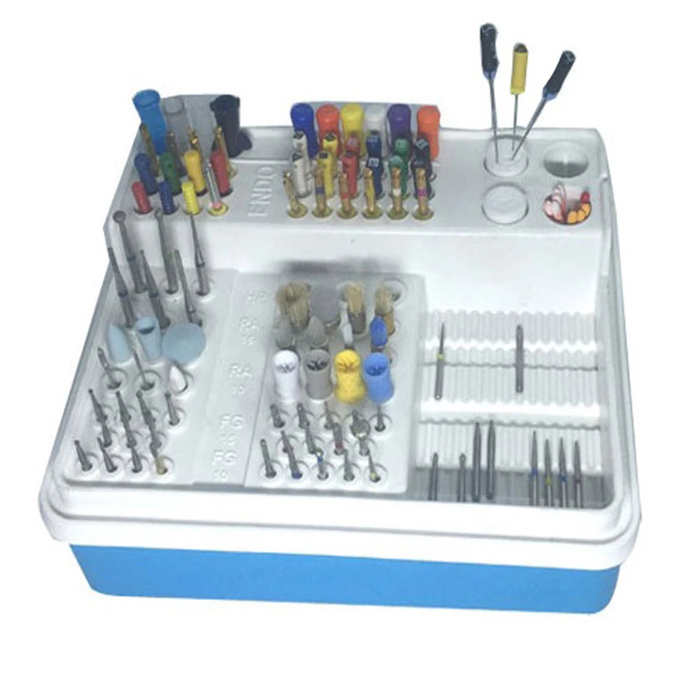 Autoclavable Manual Dental Multifunction Endo Organizer Box Endodontic Files and Burs RA FG HP Storage Sterilization Block