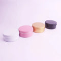 5g 10g 15g 30g 0.5oz 1oz Silver Rose Gold Black Pink Aluminium Tin Jars Round Cosmetic Sample Metal Container for Lip Balm