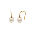 High Fashion Design AU585 14k Solid Gold Pearl Earrings Jewelry Good Quality Real Yellow Gold Earrings Fine Jewelry Lower Price
