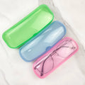 Factory Direct Transparent PVC Plastic Sunglasses Case Anti-Pressure Durable Eyewear Storage Wholesale Supply