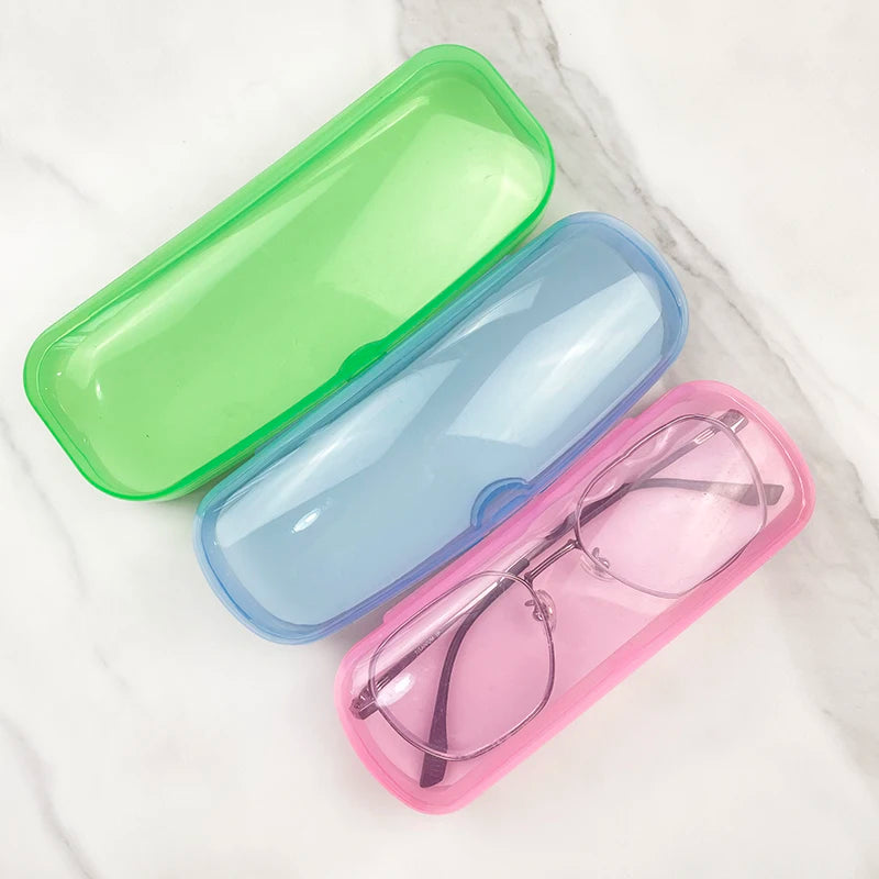 Factory Direct Transparent PVC Plastic Sunglasses Case Anti-Pressure Durable Eyewear Storage Wholesale Supply